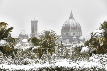 Neve em Florença, março de 2018