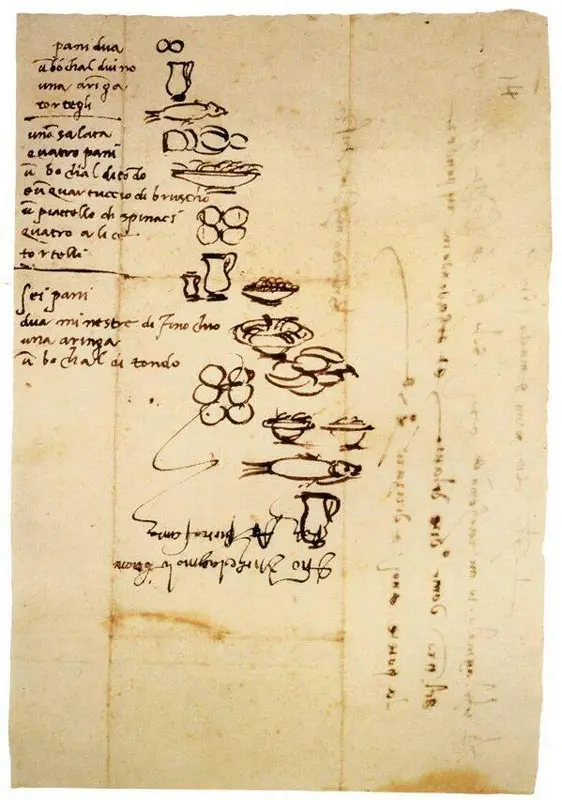 O que Michelangelo comia? A list de compras do gênio renascentista.