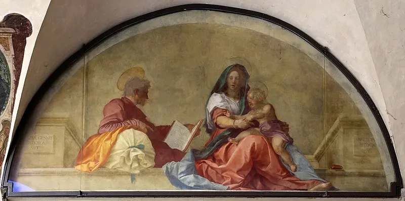 Madonna del Sacco, Andrea del Sarto - Florença, Santissima Annunziata.