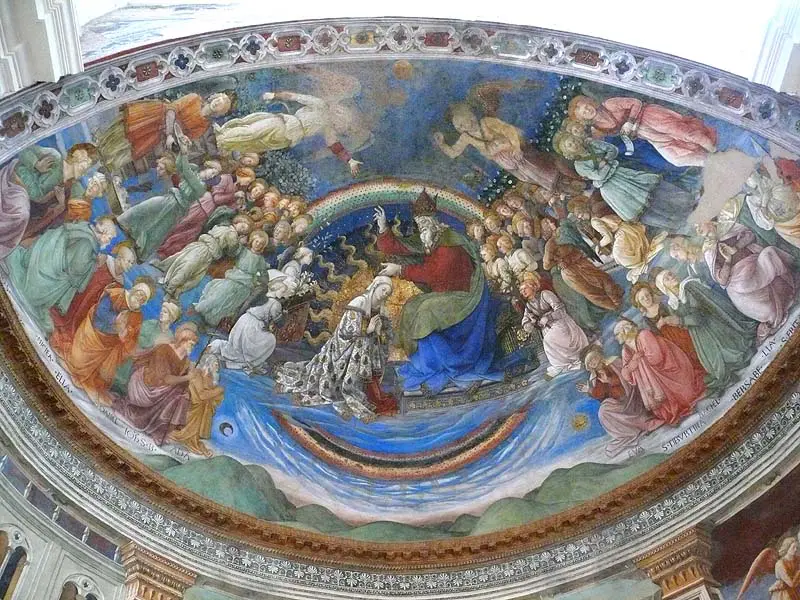 Coroação da Virgem, Duomo Spoleto - Filippo Lippi