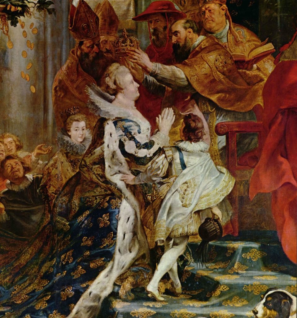 A coroação de Maria dos Medicis - Rubens - Louvre