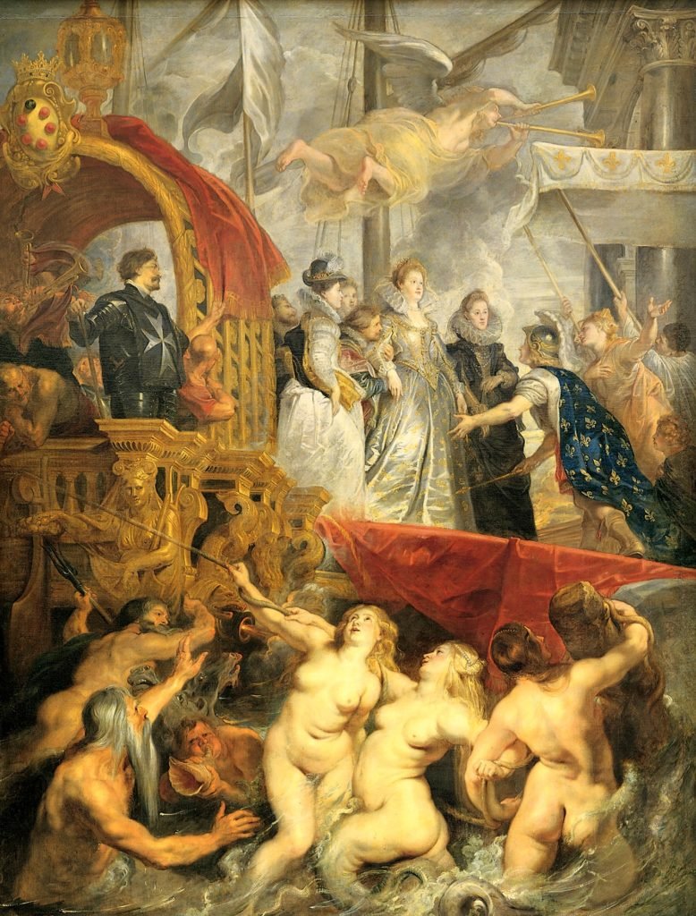 Maria dos Medicis desembarca em Marselha - Rubens - Louvre