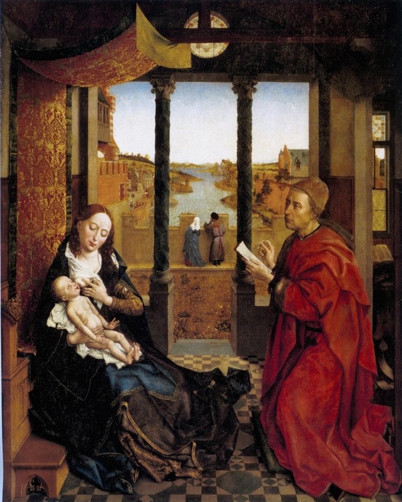  Rogier Van Der Weyden , São Lucas desenha a Virgem, 1435 cerca - Boston