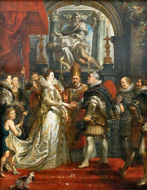 O Casamento de Maria dos Medicis - Rubens - Louvre
