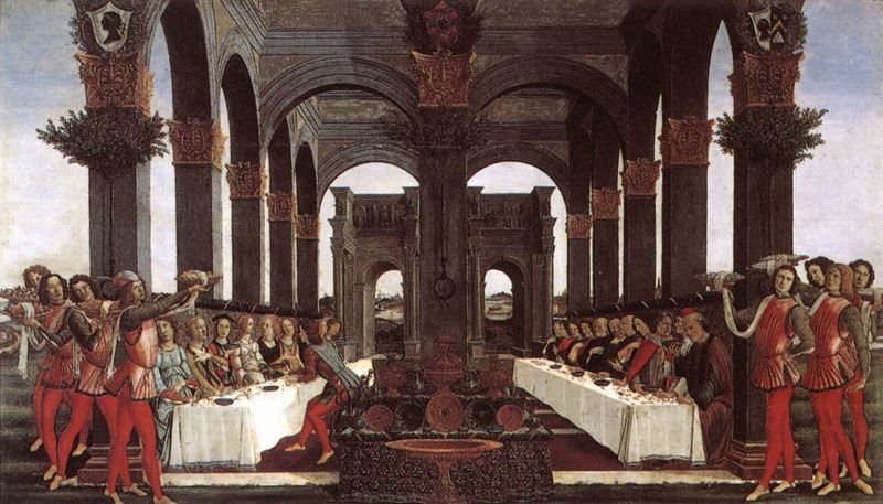 Botticelli, Nozze di Nastagio degli Onesti, Florença, Palazzo Pucci