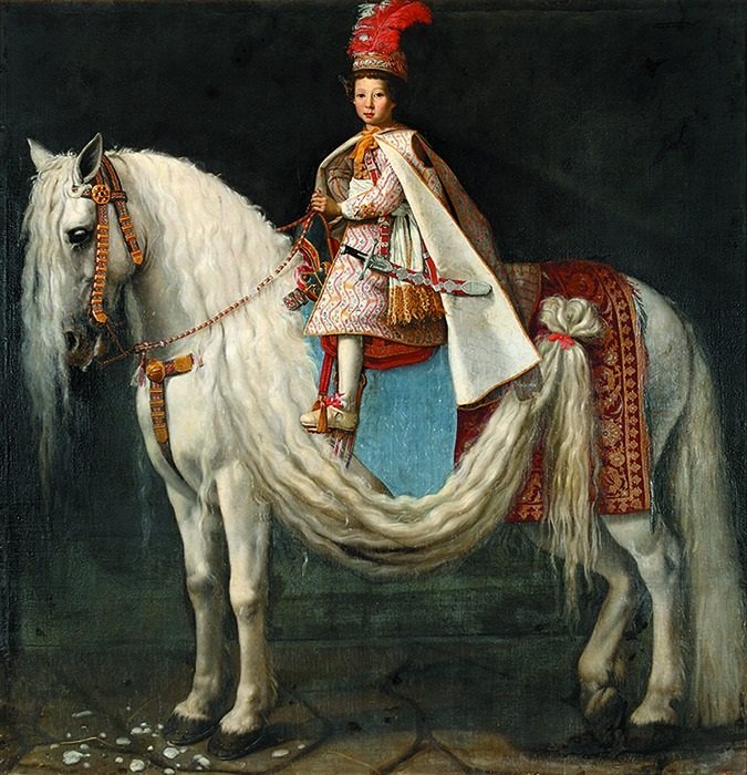 Cardeal Leopoldo criança a cavalo - Giusto Suttermans, 1624/1625 – Benešov, Castello di Konopištē