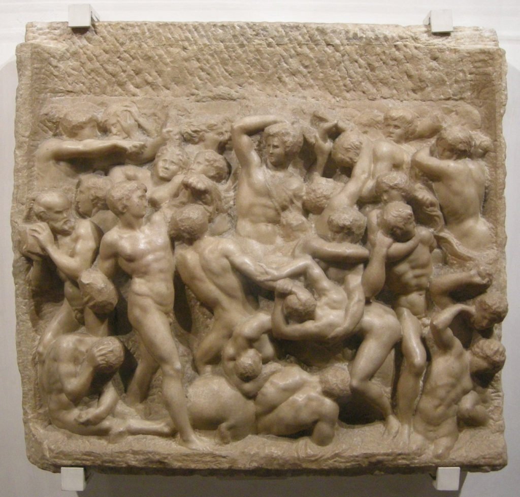 Batalha dos Centauros - Michelangelo - Casa Buonarroti.