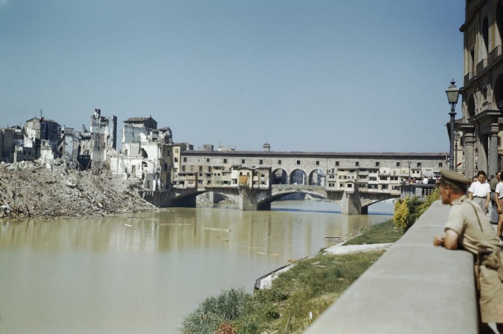 Ponte Vecchio na segunda guerra mundial.